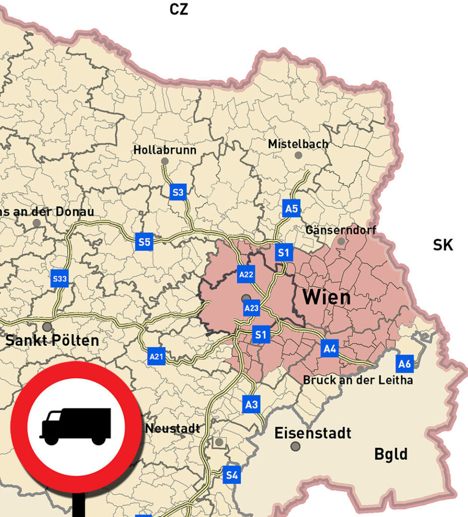 Vienna Low Emission Zone Map